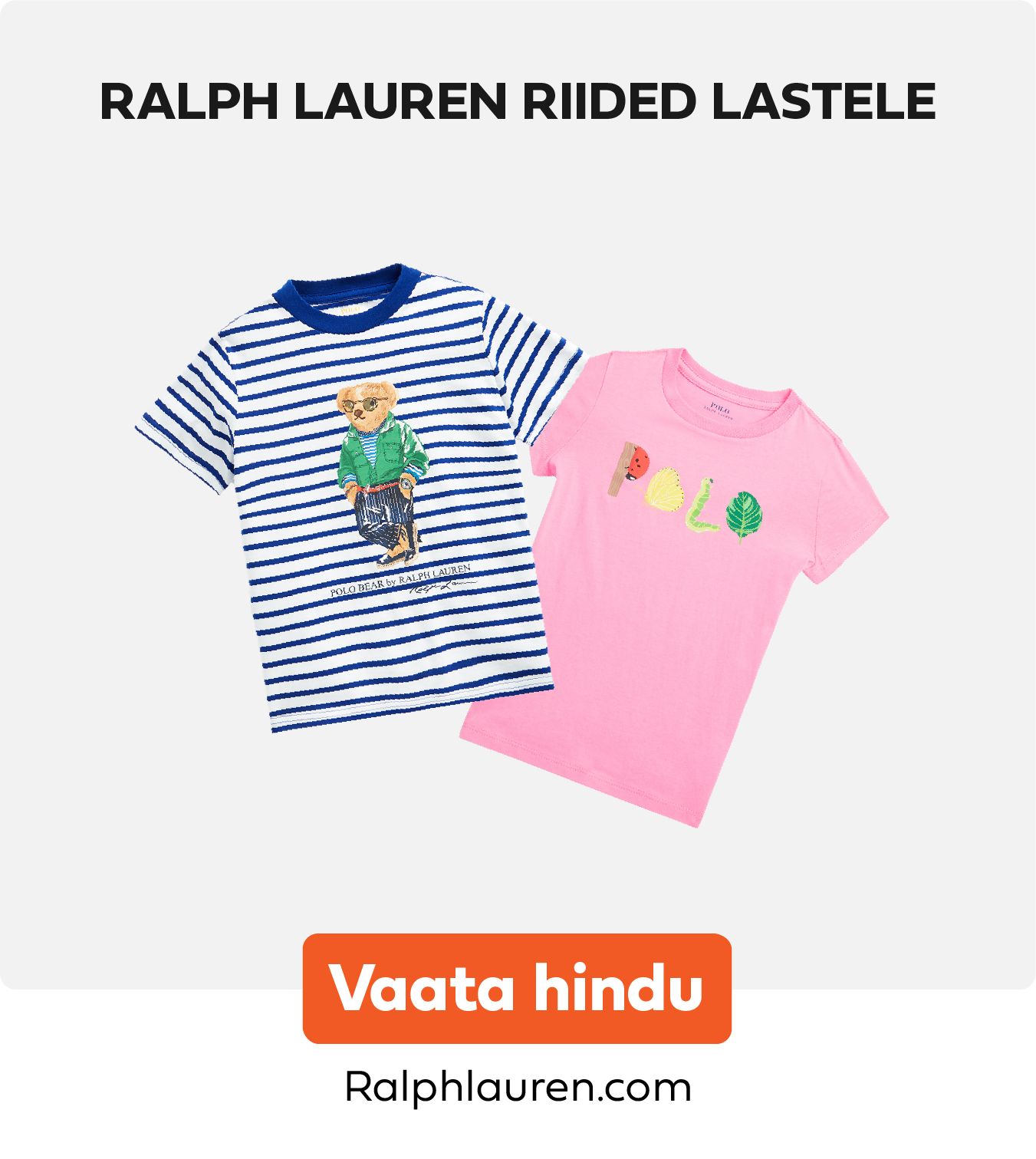 RALPH LAUREN APRANGA VAIKAMS