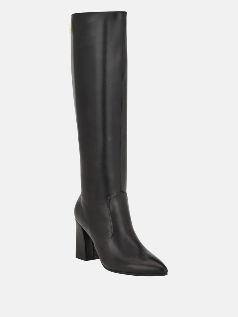 GUESS Women's Cristy Over-the-Knee Boot - Block Heel Bootie With Zip Closure - View #4